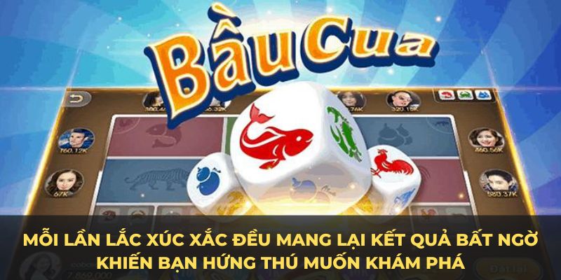 Mỗi lần lắc xúc xắc đều mang lại kết quả bất ngờ khiến bạn hứng thú muốn khám phá